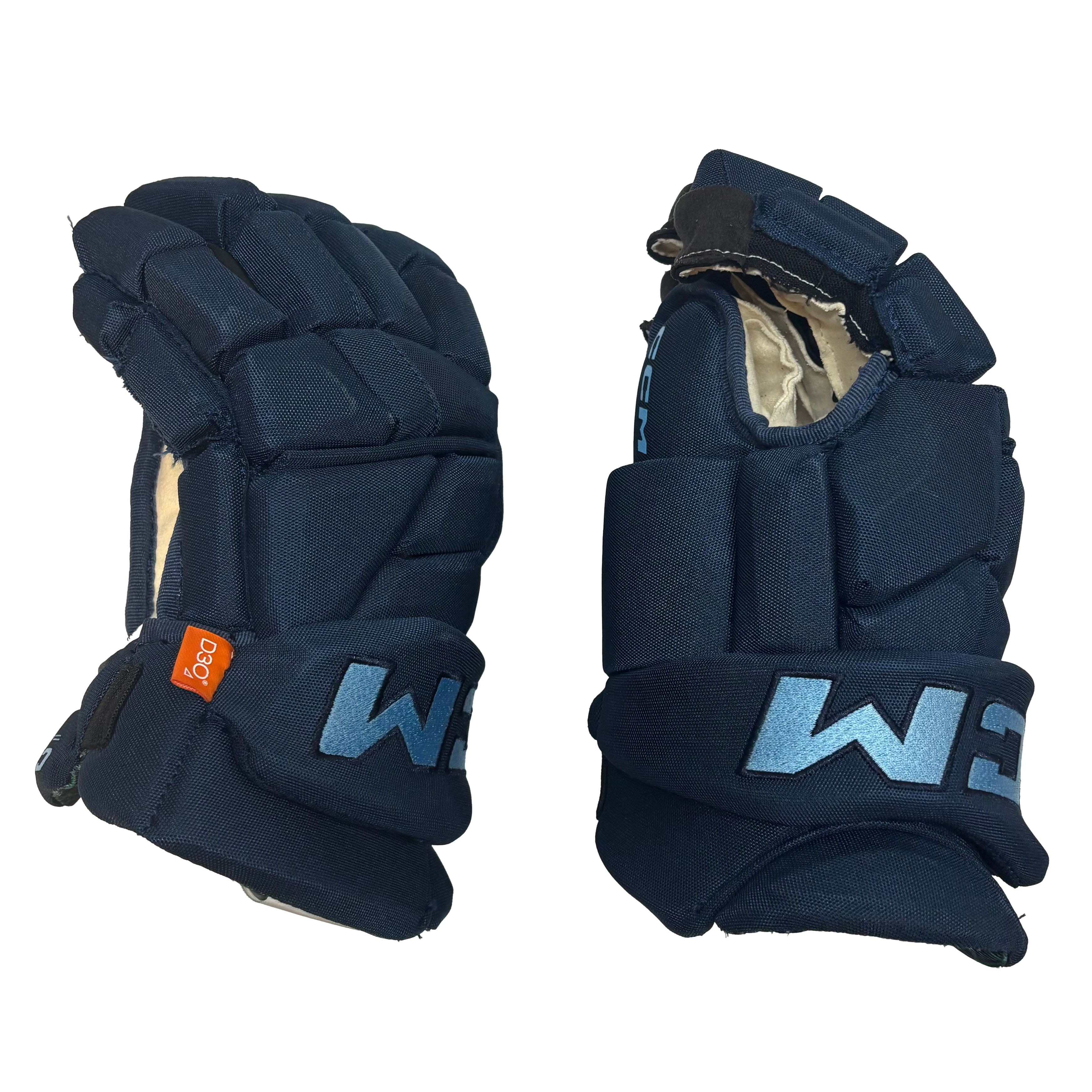 CCM Jetspeed FTW - PWHL Pro Stock Glove - Toronto Sceptres (Navy/Powder Blue)